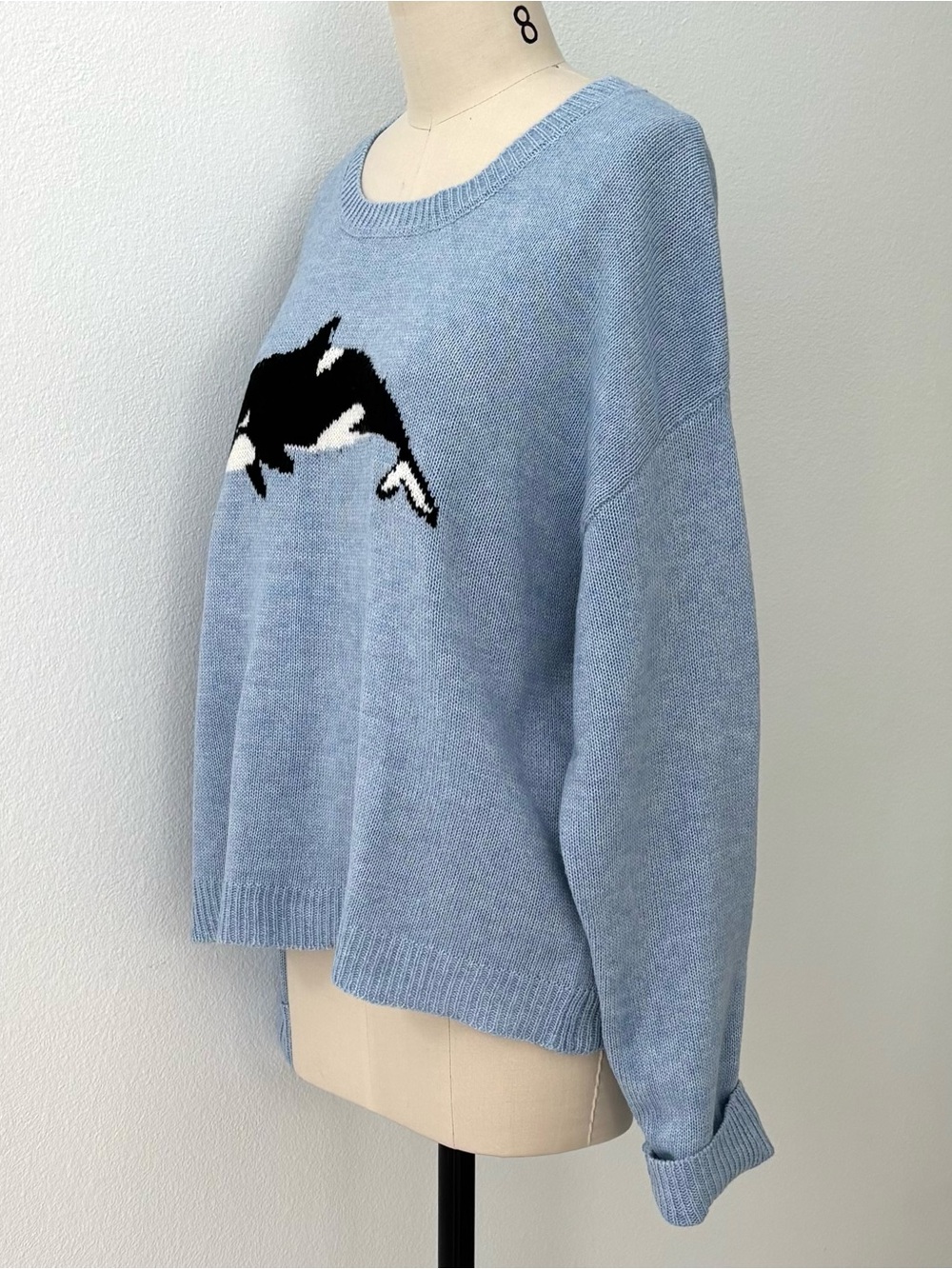Things Between ‘Whale Then’ Sweater NWT Graphic Orca Long Sleeve Crew Neck L - Picture 5 of 9